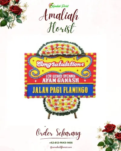 Bunga Papan Congratulation di Bukir